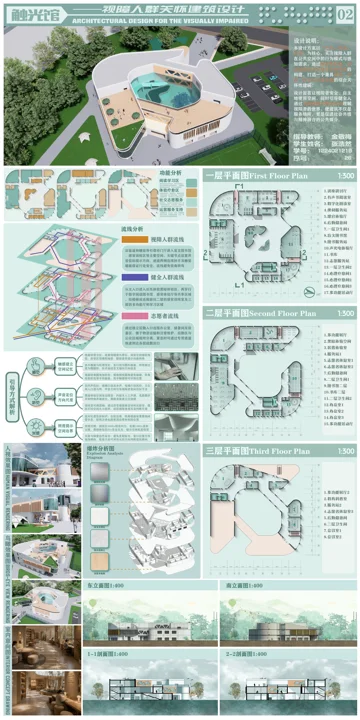 融光馆 · 视障人群关怀建筑设计，完整展板 02 / 02